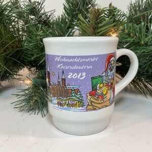 Kaiserslautern 2013 Christmas Market Weihnachtsmarkt Glühwein Mug Holiday 8 Oz